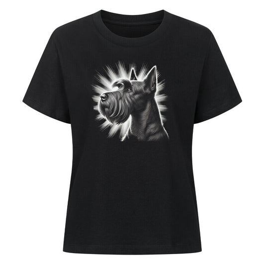Premium Damen-Shirt "Scottish Terrier - Shine" Schwarz – hunde-shirt.de