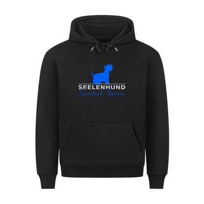 Premium Hoodie "Scottish Terrier - Seelenhund" Schwarz – hunde-shirt.de