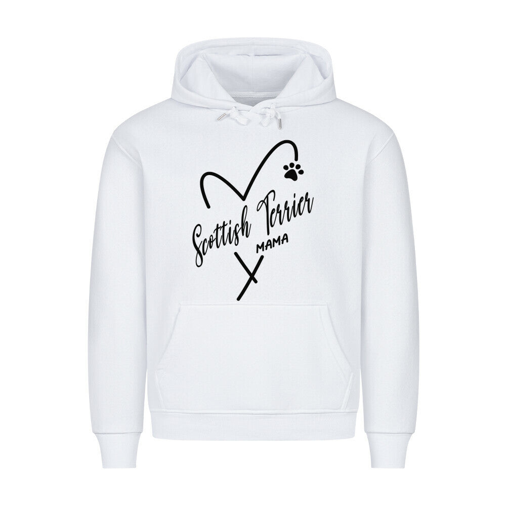 Premium Hoodie "Scottish Terrier - Mama" Weiß – hunde-shirt.de