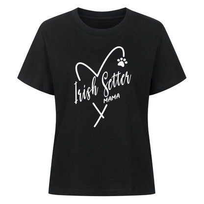 Premium Damen-Shirt "Irish Setter - Mama" Schwarz – hunde-shirt.de