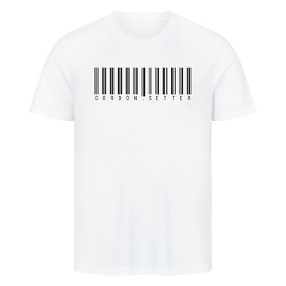Premium T-Shirt "Gordon Setter - Scan" Weiß – hunde-shirt.de