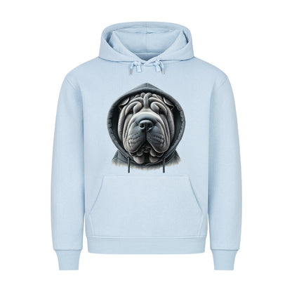 Premium Hoodie "Shar Pei - Hooded II" Babyblau – hunde-shirt.de