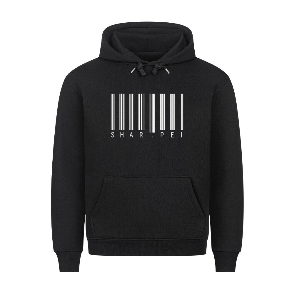 Premium Hoodie "Shar Pei - Scan" Schwarz – hunde-shirt.de