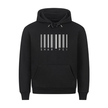 Premium Hoodie "Shar Pei - Scan" Schwarz – hunde-shirt.de