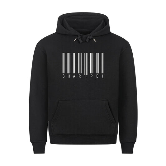 Premium Hoodie "Shar Pei - Scan" Schwarz – hunde-shirt.de