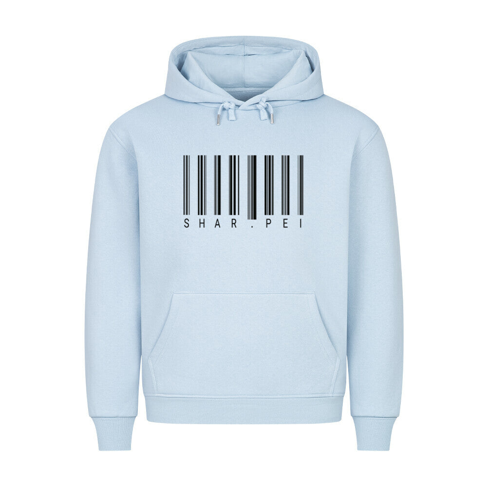 Premium Hoodie "Shar Pei - Scan" Babyblau – hunde-shirt.de