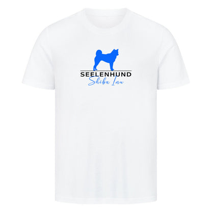 Premium T-Shirt "Shiba Inu - Seelenhund" Weiß – hunde-shirt.de