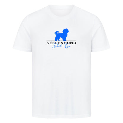 Premium T-Shirt "Shih Tzu - Seelenhund" Weiß – hunde-shirt.de
