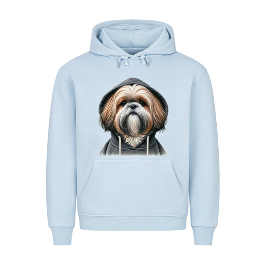 Premium Hoodie "Shih Tzu - Hooded II" Babyblau – hunde-shirt.de