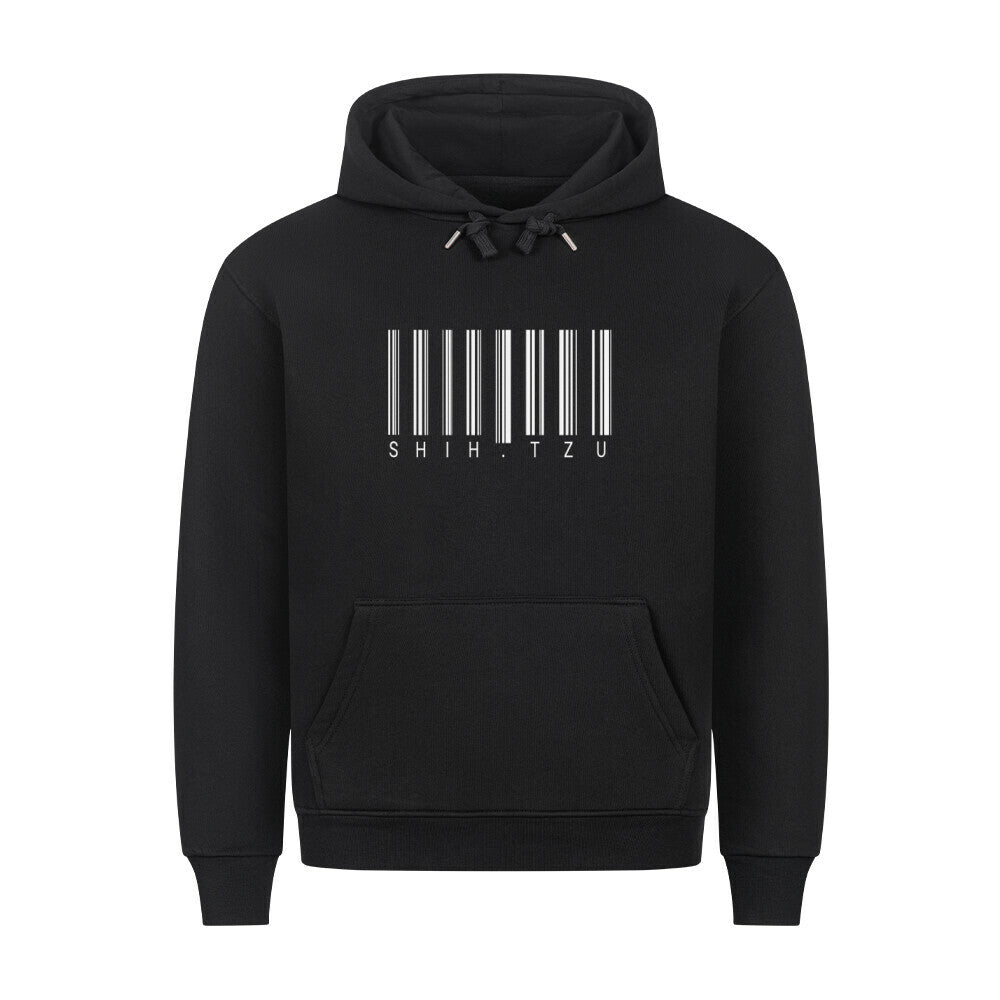 Premium Hoodie "Shih Tzu - Scan" Schwarz – hunde-shirt.de