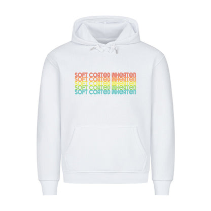 Premium Hoodie "Soft Coated - RETRO" Weiß – hunde-shirt.de