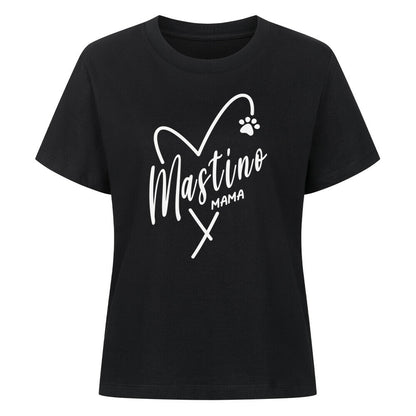 Premium Damen-Shirt "Mastino - Mama" Schwarz – hunde-shirt.de