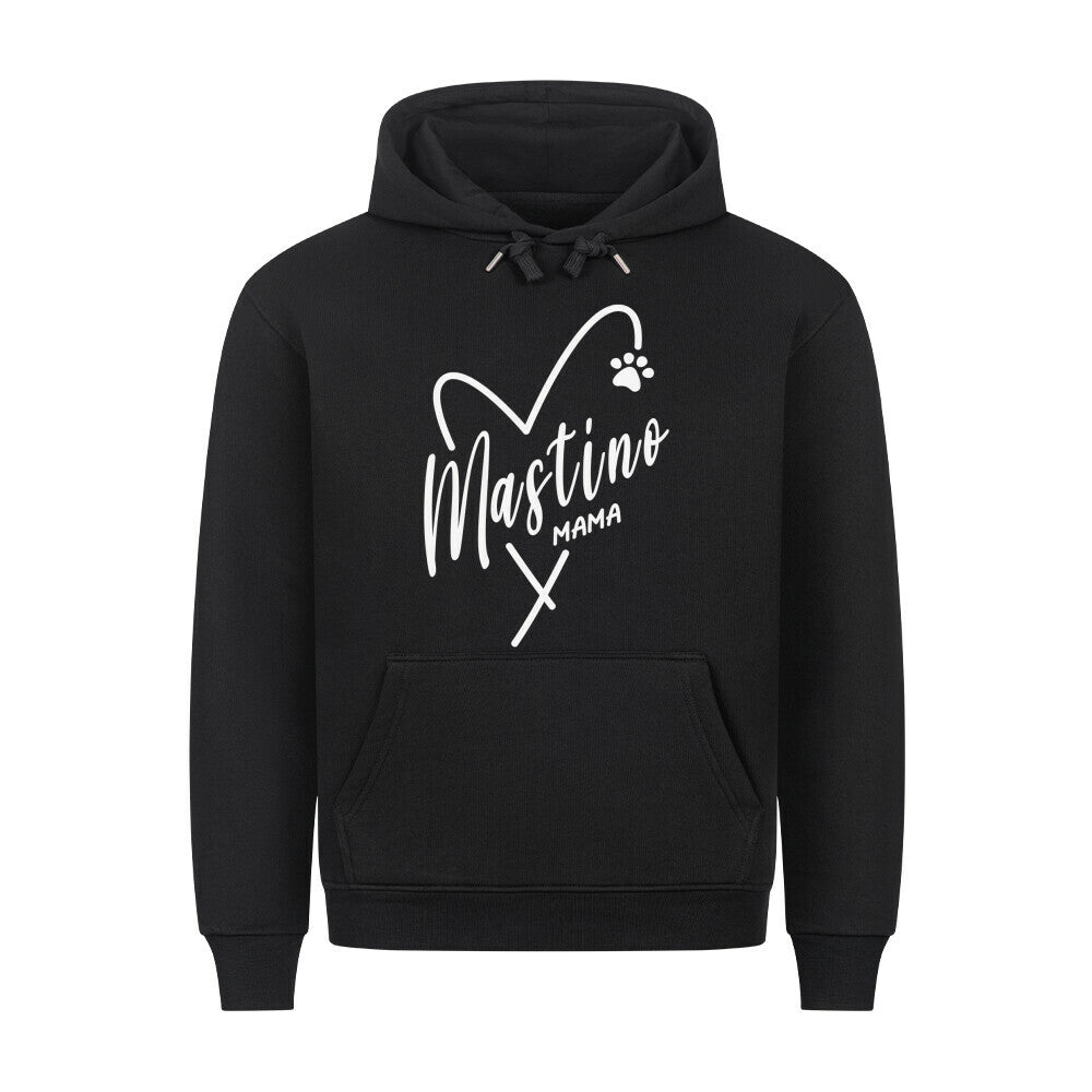 Premium Hoodie "Mastino - Mama" Schwarz – hunde-shirt.de
