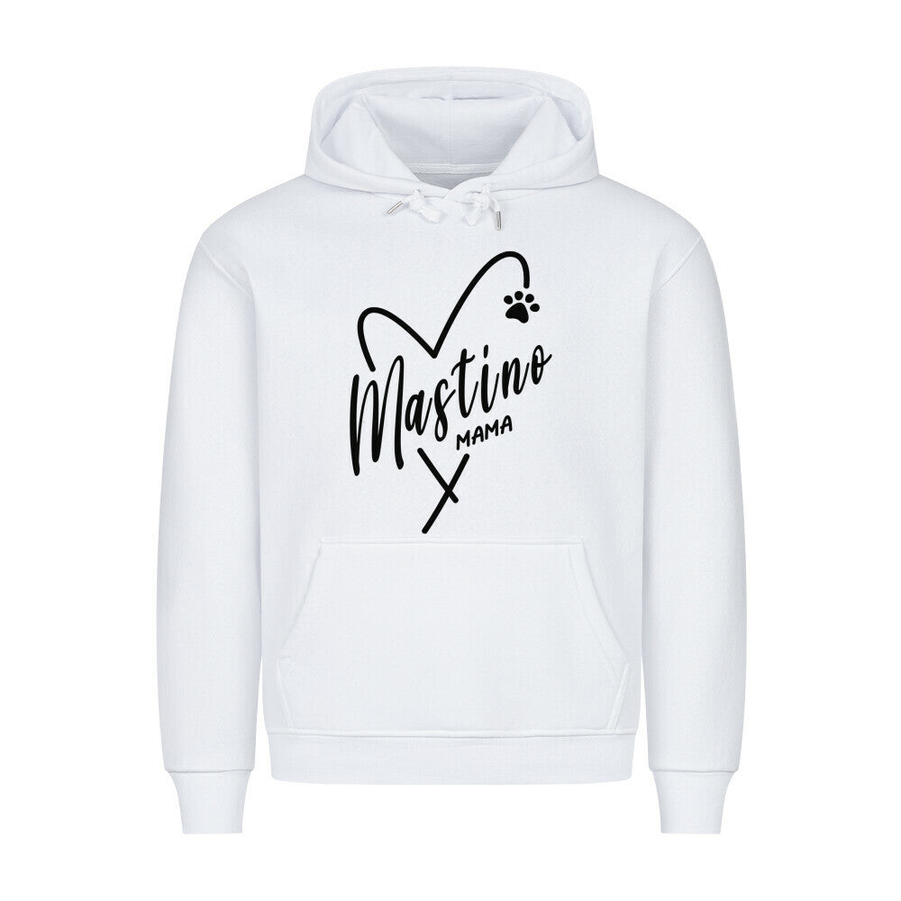 Premium Hoodie "Mastino - Mama" Weiß – hunde-shirt.de