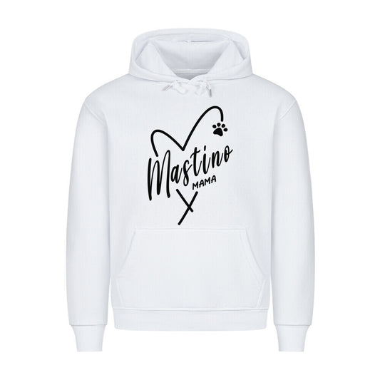 Premium Hoodie "Mastino - Mama" Weiß – hunde-shirt.de
