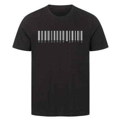 Premium T-Shirt "Deutscher Spitz - Scan" Schwarz – hunde-shirt.de
