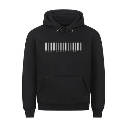 Premium Hoodie "Deutscher Spitz - Scan" Schwarz – hunde-shirt.de