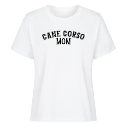 Premium Damen-Shirt "Cane Corso - MOM" Weiß – hunde-shirt.de