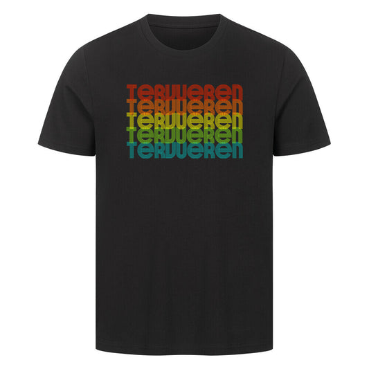 Premium T-Shirt "Tervueren - RETRO" Schwarz – hunde-shirt.de