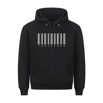 Premium Hoodie "Tervueren - Scan" Schwarz – hunde-shirt.de