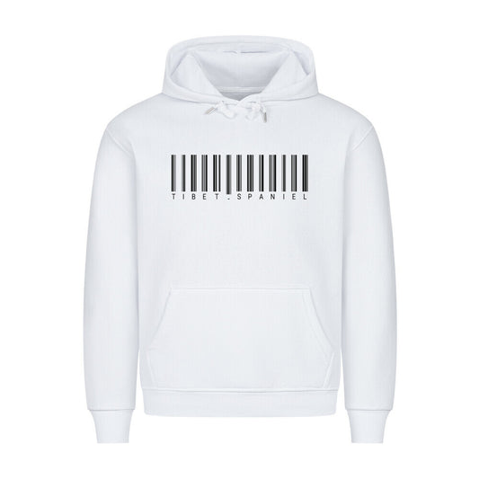 Premium Hoodie "Tibet Spaniel - Scan" Weiß – hunde-shirt.de