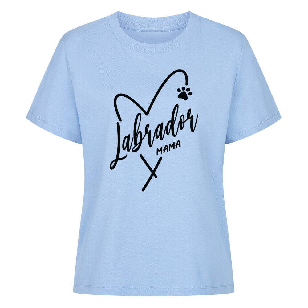 Premium Damen-Shirt "Labrador - Mama" Sky Blue – hunde-shirt.de