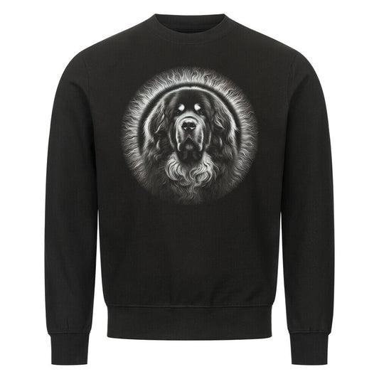 Premium Sweatshirt "Tibetmastiff - Shine" Schwarz – hunde-shirt.de