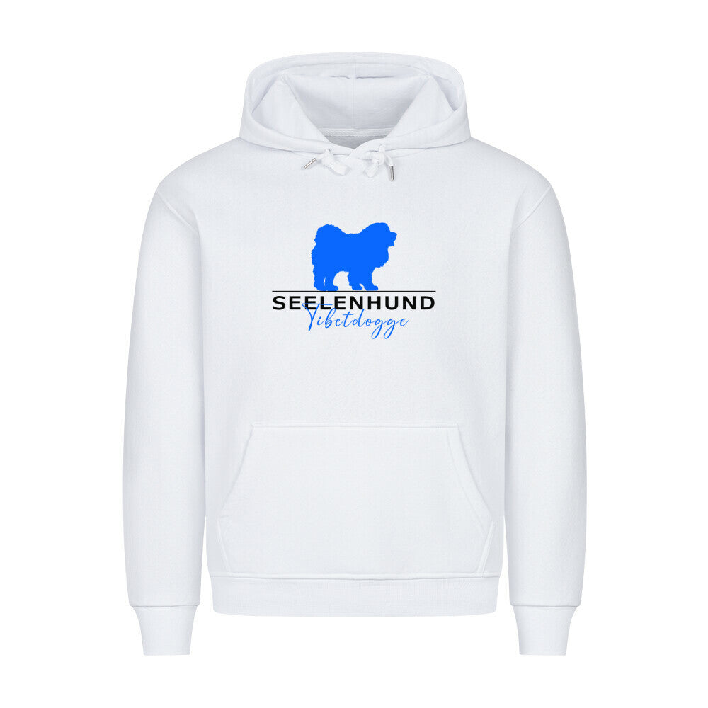Premium Hoodie "Tibetdogge - Seelenhund" Weiß – hunde-shirt.de