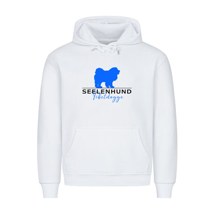 Premium Hoodie "Tibetdogge - Seelenhund" Weiß – hunde-shirt.de