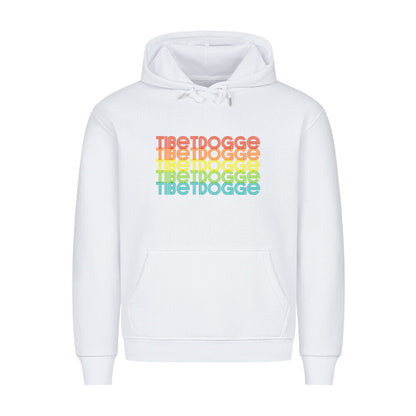 Premium Hoodie "Tibetdogge - RETRO" Weiß – hunde-shirt.de