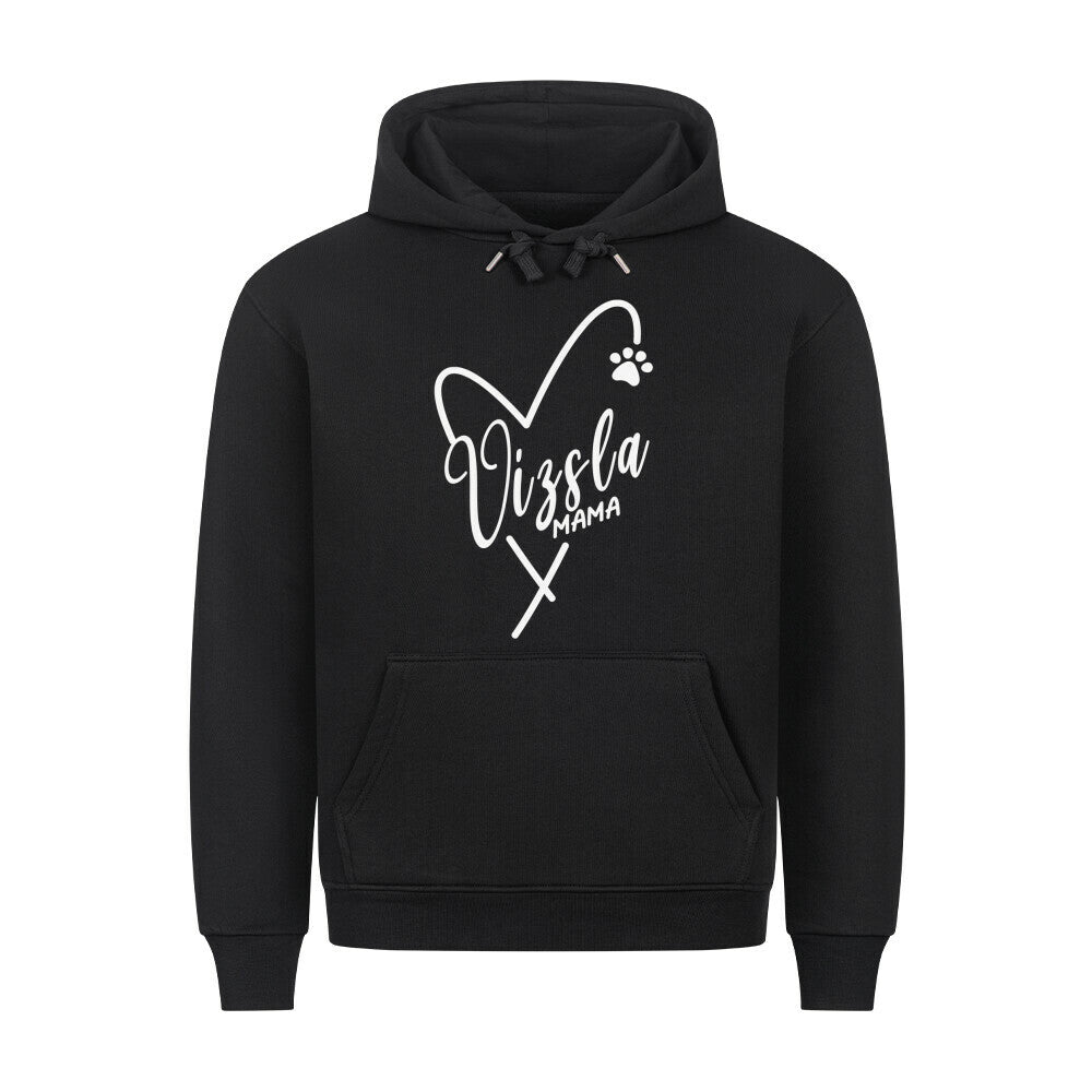 Premium Hoodie "Vizsla - Mama" Schwarz – hunde-shirt.de