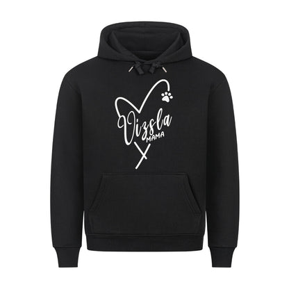 Premium Hoodie "Vizsla - Mama" Schwarz – hunde-shirt.de
