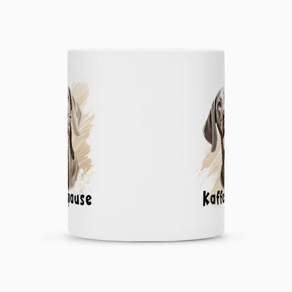 Tasse "Weimaraner - Kaffeepause" – hunde-shirt.de