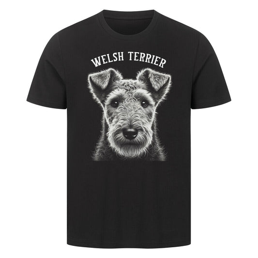 Premium T-Shirt "Welsh Terrier - Pure" Schwarz – hunde-shirt.de