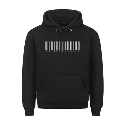 Premium Hoodie "Welsh Terrier - Scan" Schwarz – hunde-shirt.de