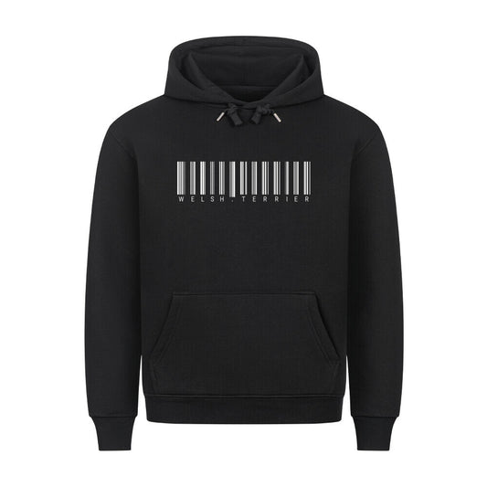 Premium Hoodie "Welsh Terrier - Scan" Schwarz – hunde-shirt.de