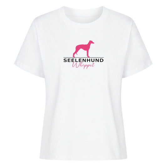 Premium Damen-Shirt "Whippet - Seelenhund" Weiß – hunde-shirt.de