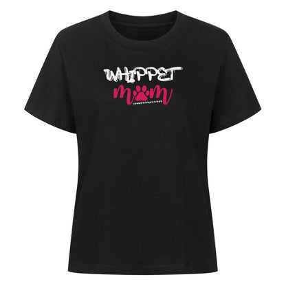 Premium Damen-Shirt "Whippet - Mom" Schwarz – hunde-shirt.de