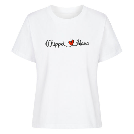 Premium Damen-Shirt "Whippet - Mama" Weiß – hunde-shirt.de