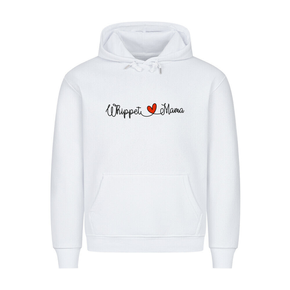 Premium Hoodie "Whippet - Mama" Weiß – hunde-shirt.de