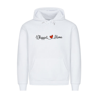 Premium Hoodie "Whippet - Mama" Weiß – hunde-shirt.de