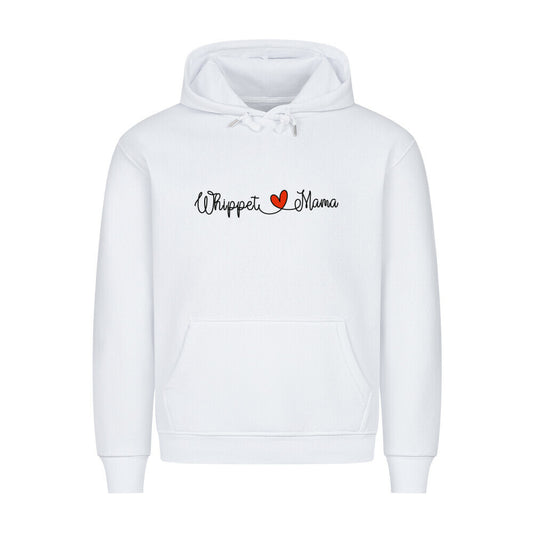 Premium Hoodie "Whippet - Mama" Weiß – hunde-shirt.de
