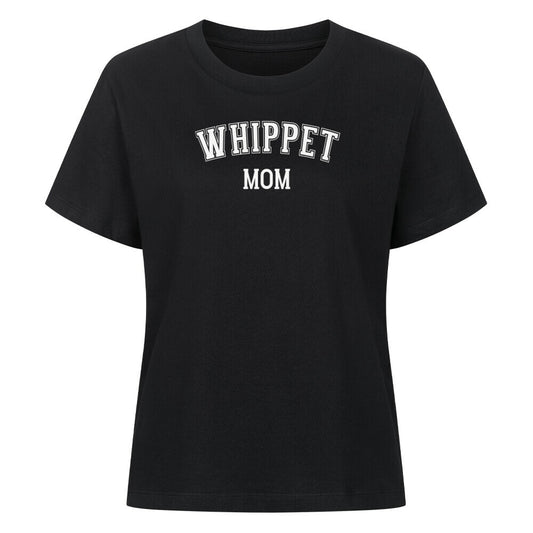 Premium Damen-Shirt "Whippet - MOM" Schwarz – hunde-shirt.de