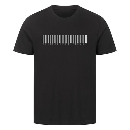 Premium T-Shirt "Irischer Wolfshund - Scan" Schwarz – hunde-shirt.de