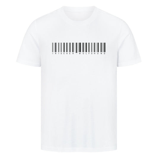 Premium T-Shirt "Irischer Wolfshund - Scan" Weiß – hunde-shirt.de