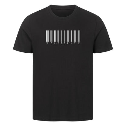 Premium T-Shirt "Wolfsspitz - Scan" Schwarz – hunde-shirt.de