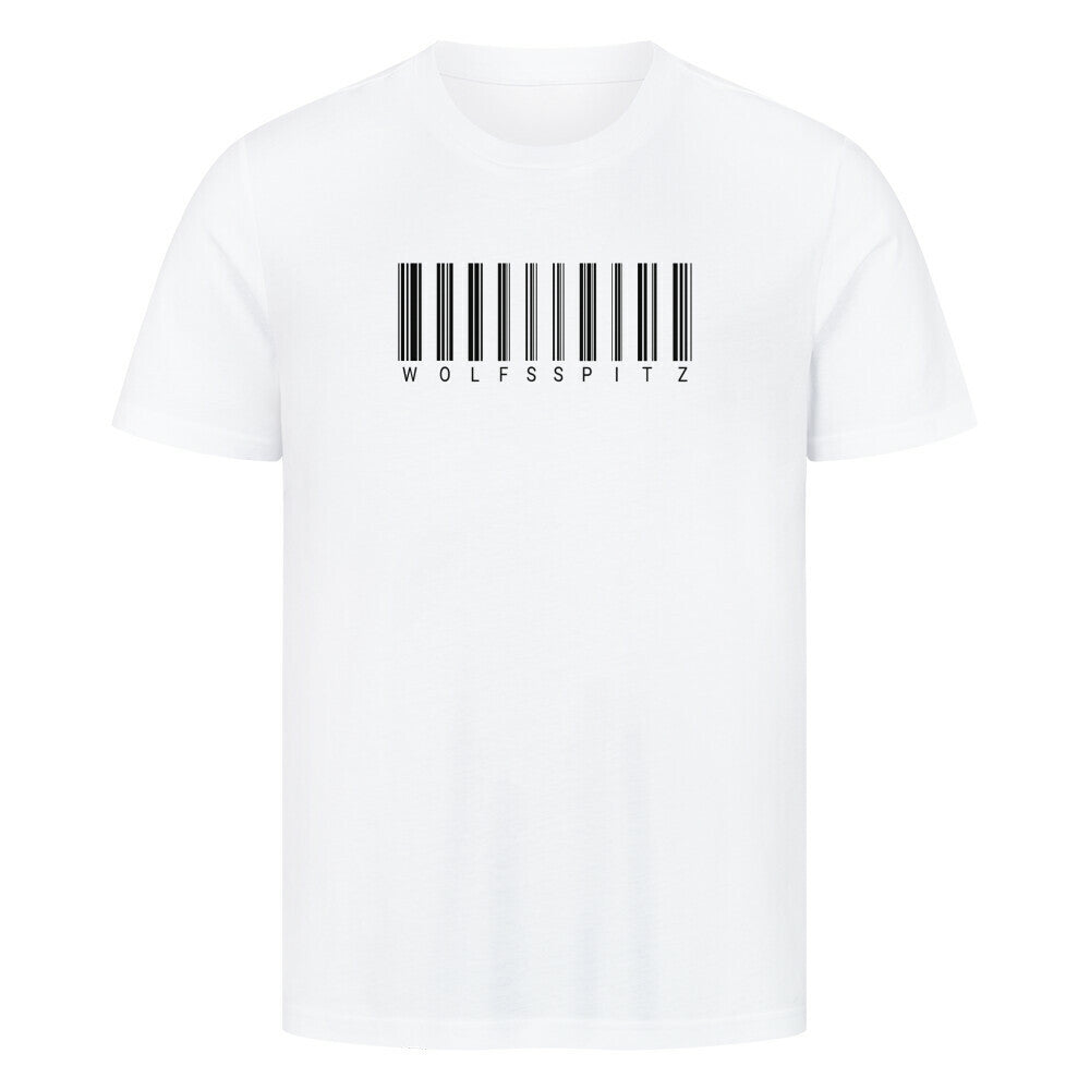 Premium T-Shirt "Wolfsspitz - Scan" Weiß – hunde-shirt.de