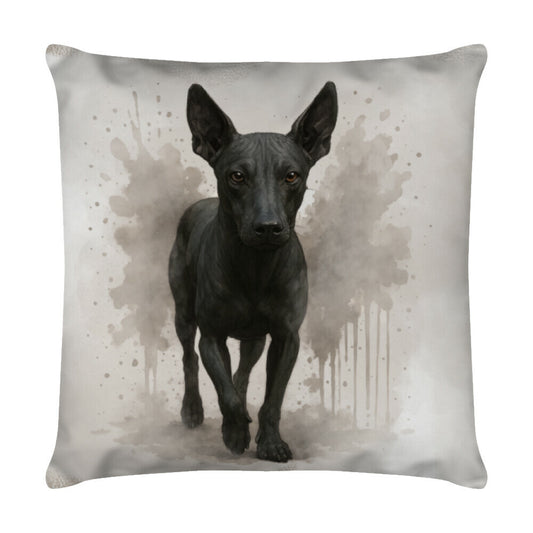 Kissen "Xoloitzcuintle - Walk" Weiß – hunde-shirt.de