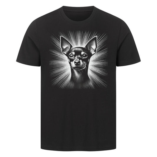 Premium T-Shirt "Zwergpinscher - Shine" Schwarz – hunde-shirt.de