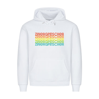 Premium Hoodie "Zwergpinscher - RETRO" Weiß – hunde-shirt.de